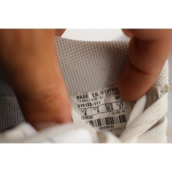 Nike Air Force 1 '07 Low Men's 9 White Athletic Shoes Sneakers 315122-111 - Picture 3 of 10